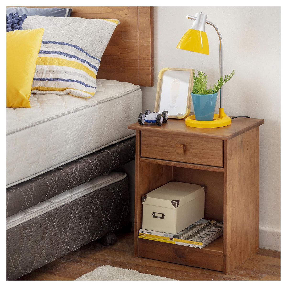 HOMY -  1 Cajón(es) Lisboa 45x56x30 cm Caramelo