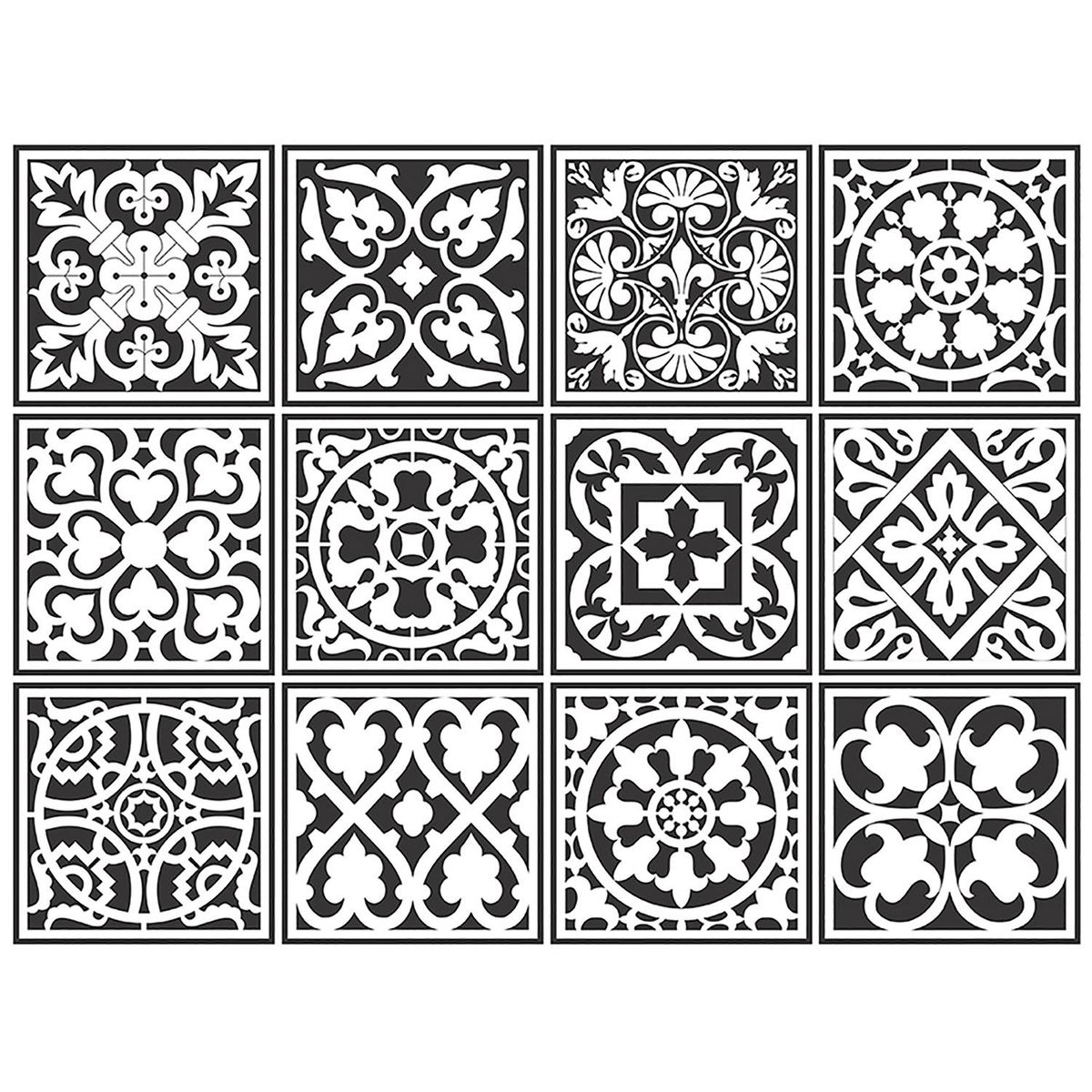 VALDECO - Stickers Italia 15x15 cm 12 unidades