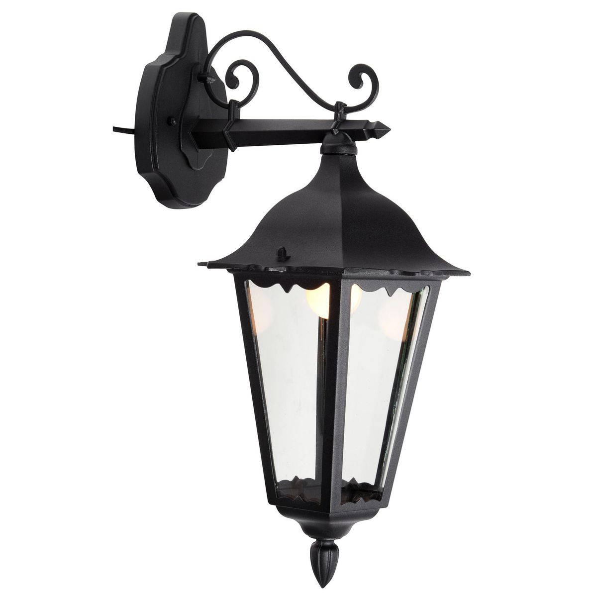 JUST HOME COLLECTION - Farol colgante 100 W negro