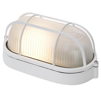 Imagen 2 del producto Tortuga de muro exterior 60 W blanco