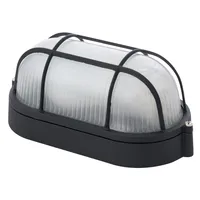 Tortuga de muro exterior 60 W negro