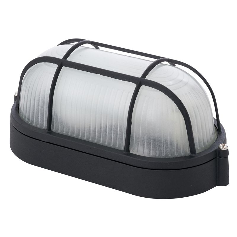  - Tortuga de muro exterior 60 W negro