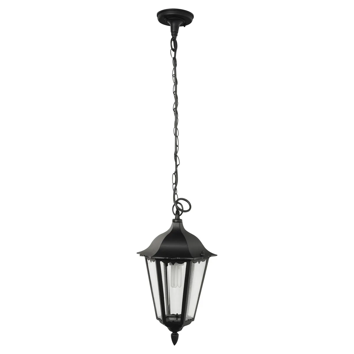 JUST HOME COLLECTION - Farol colgante 100 W negro