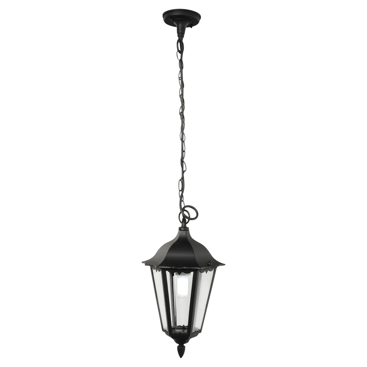 JUST HOME COLLECTION - Farol colgante 100 W negro