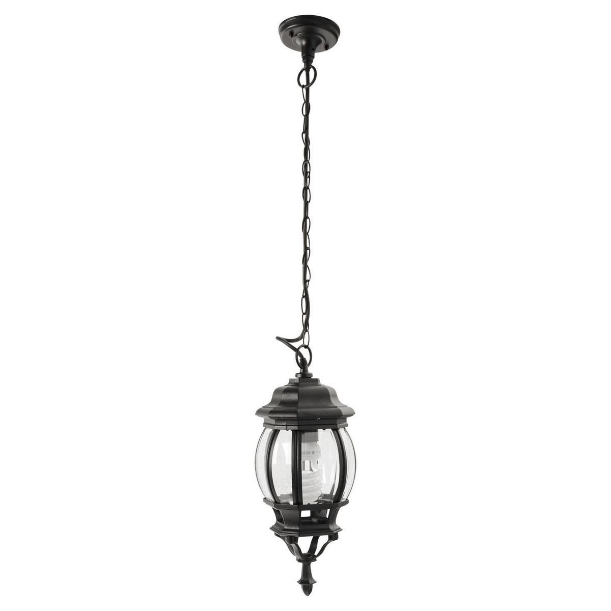 JUST HOME COLLECTION - Farol colgante 100 W negro