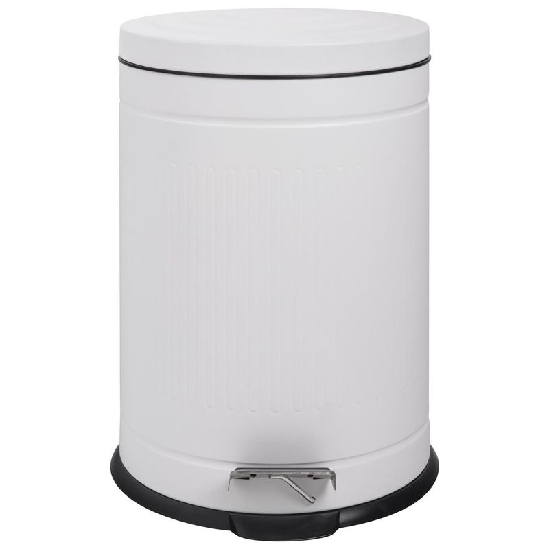 HOMY - Basurero de Metal 20 Lts Blanco