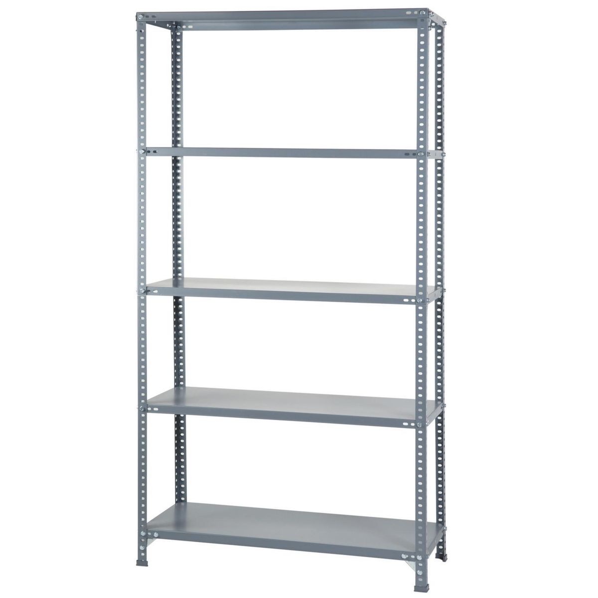 FIXSER - Estante Mega Metal 5 Nivel(es) 100x200x40 cm Gris