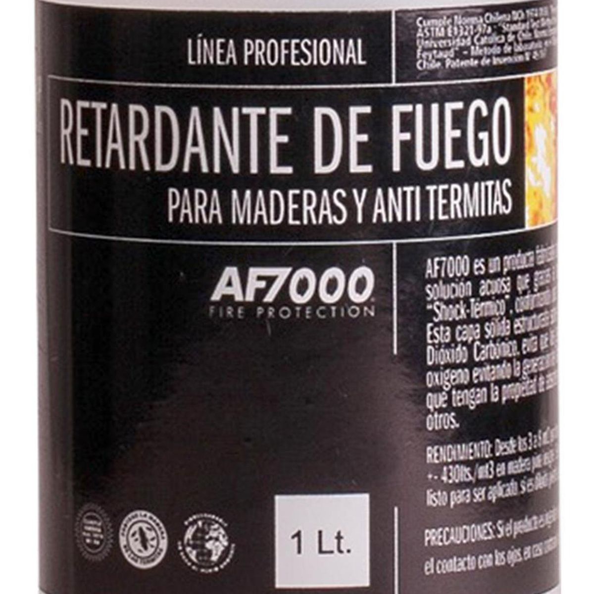 AF7000 - Retardante de Fuego para Madera Mate 1 galón(es) Incoloro