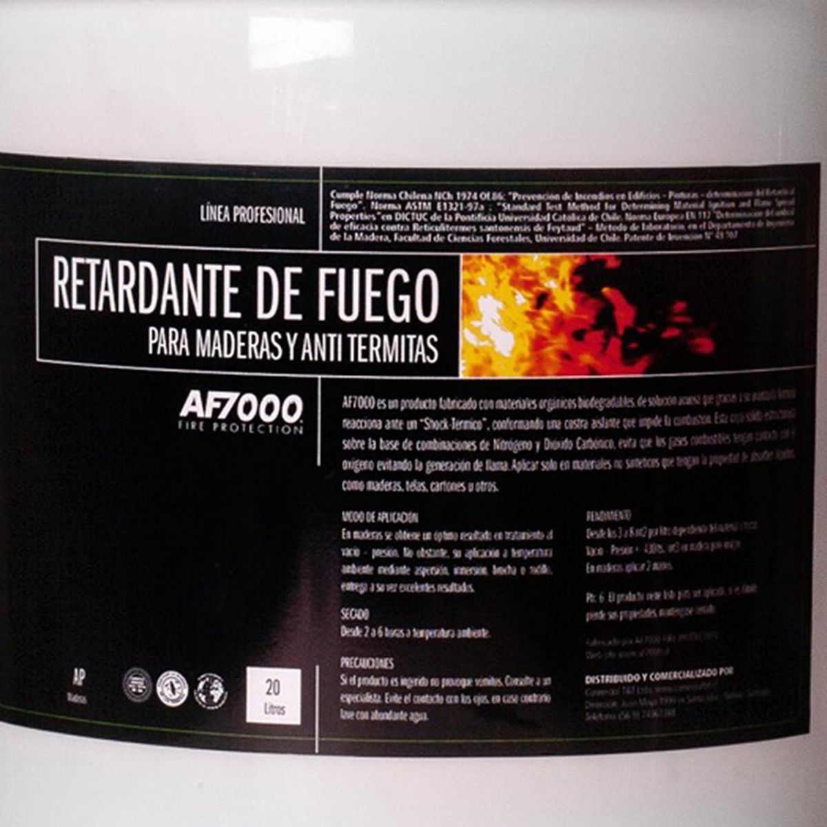 AF7000 - Retardante de Fuego para Madera Mate 5 galón(es) Incoloro
