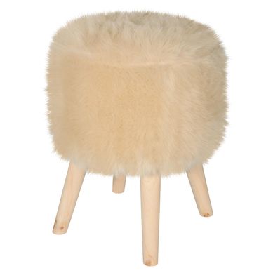 Pouff Renatta 35x35x45 blanco