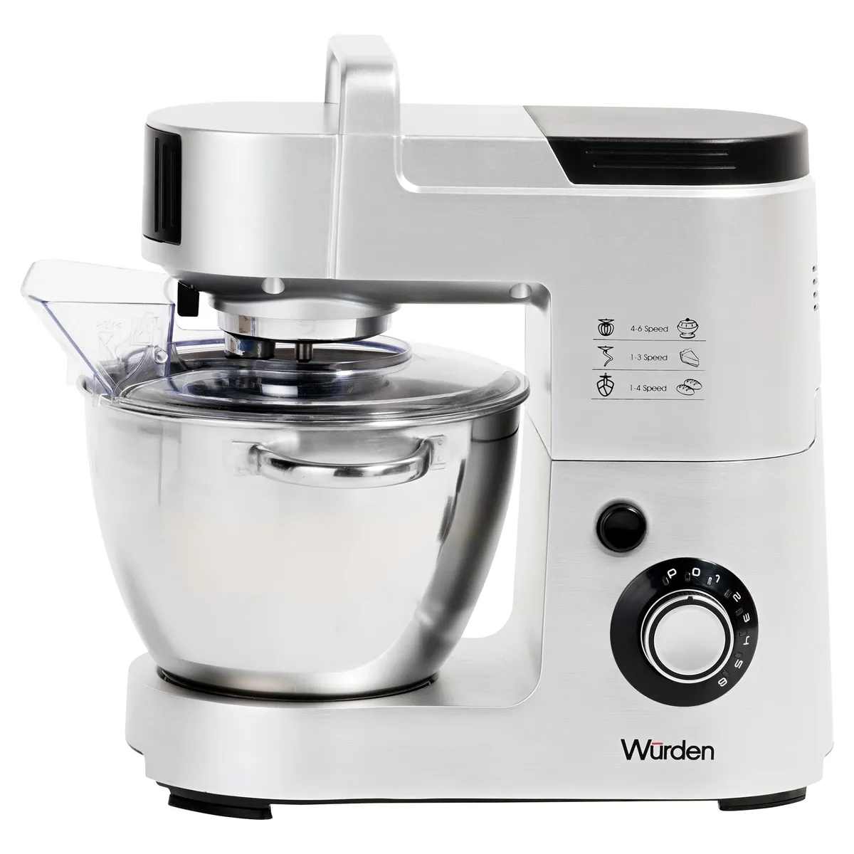 WURDEN - Procesador de alimentos 1500 W silver