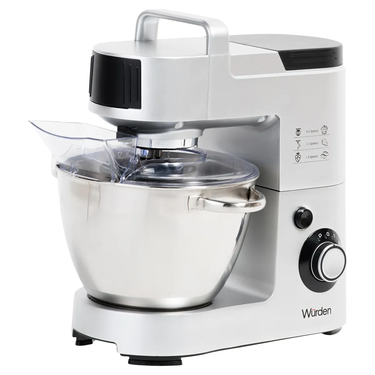 WURDEN - Procesador de alimentos 1500 W silver