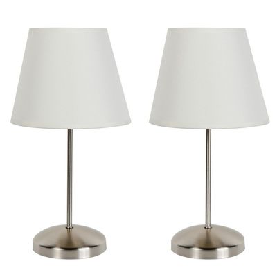 Imagen 2 del producto Pack de 2 Lámparas de Mesa M510TL Gris 20x20 cm