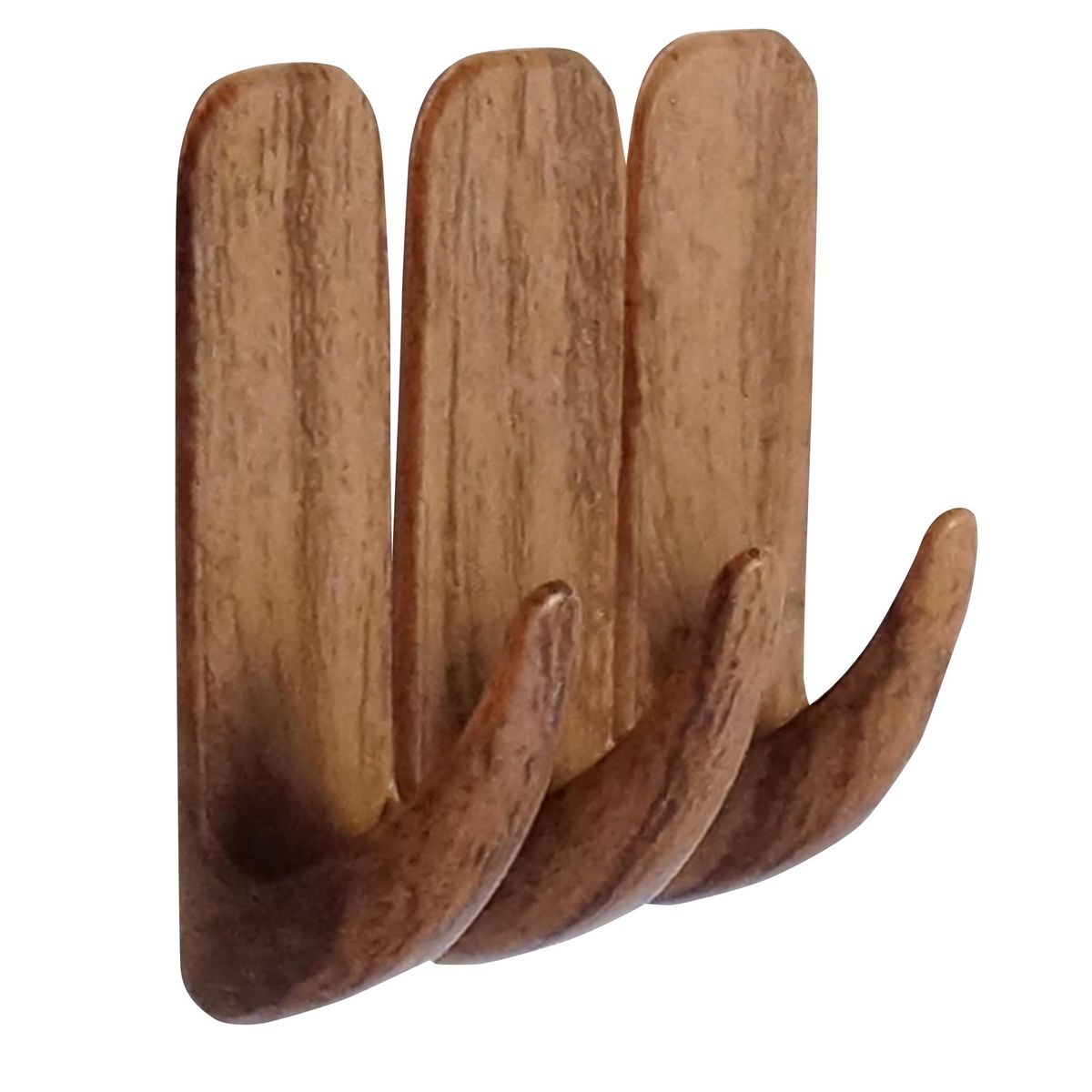 FIXSER - Ganchos pequeños 3 color madera