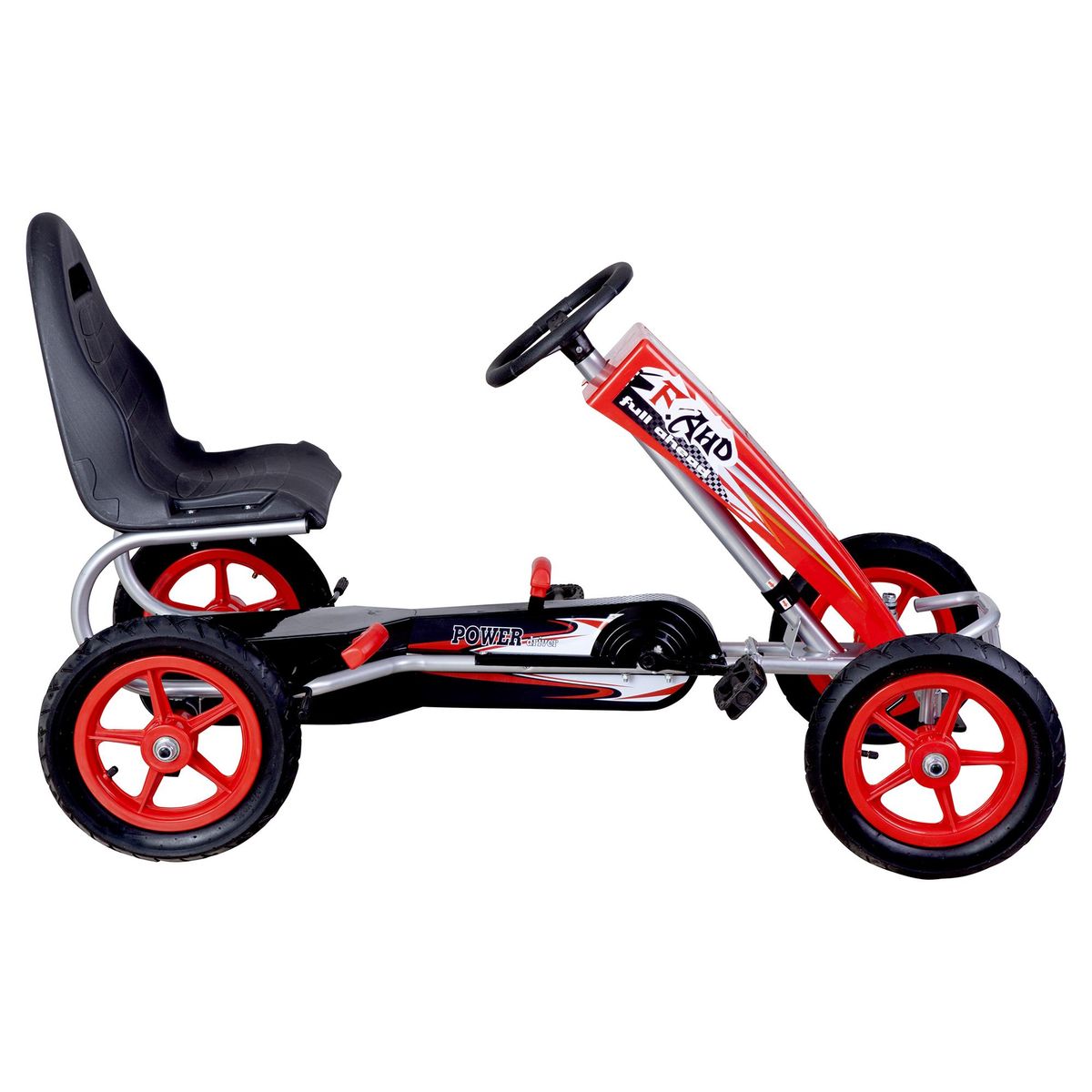 KIDSCOOL - Go Kart Carrera Rojo Desde 5 años