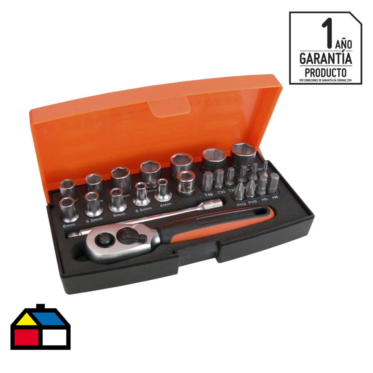 BAHCO - Set de dados 25 unidades