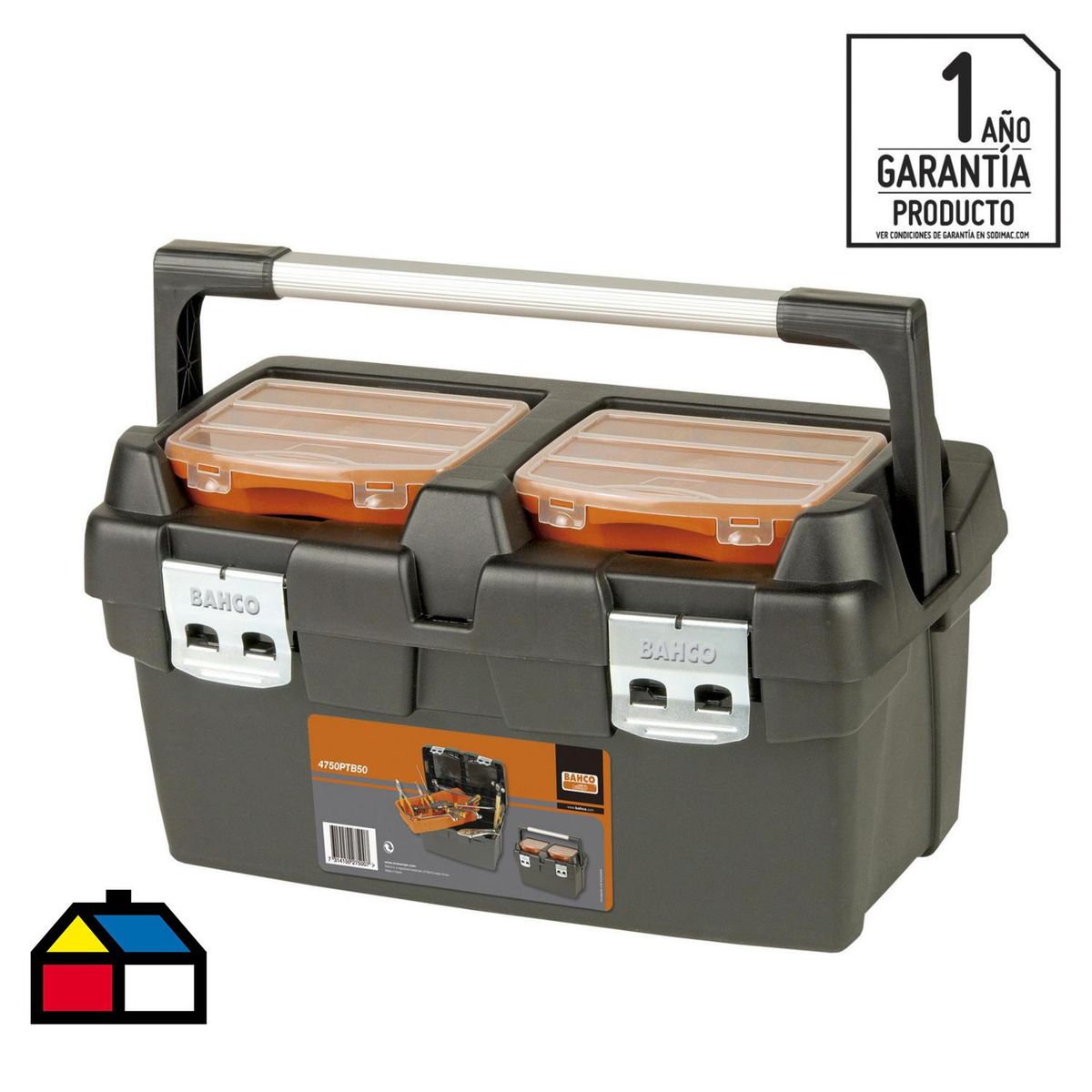 BAHCO - Caja de herramientas 29x60x30