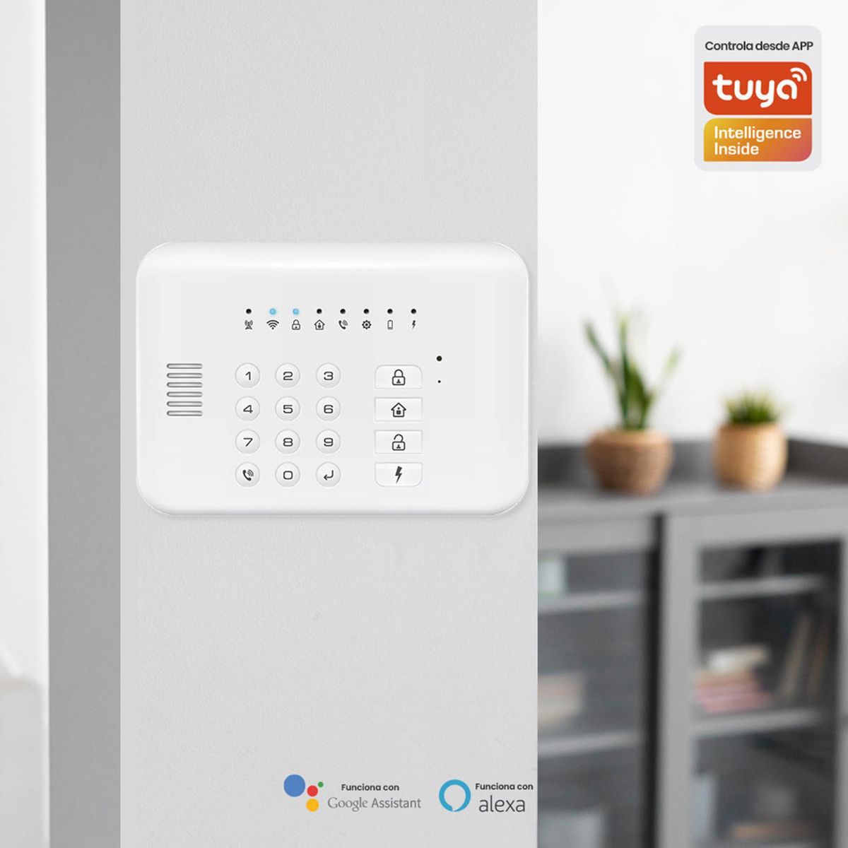 VELOTI - Kit Alarma inalámbrica GSM y Wifi