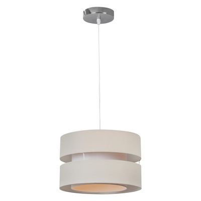 Imagen 2 del producto Lámpara Colgante 1 Luz Tela Beige