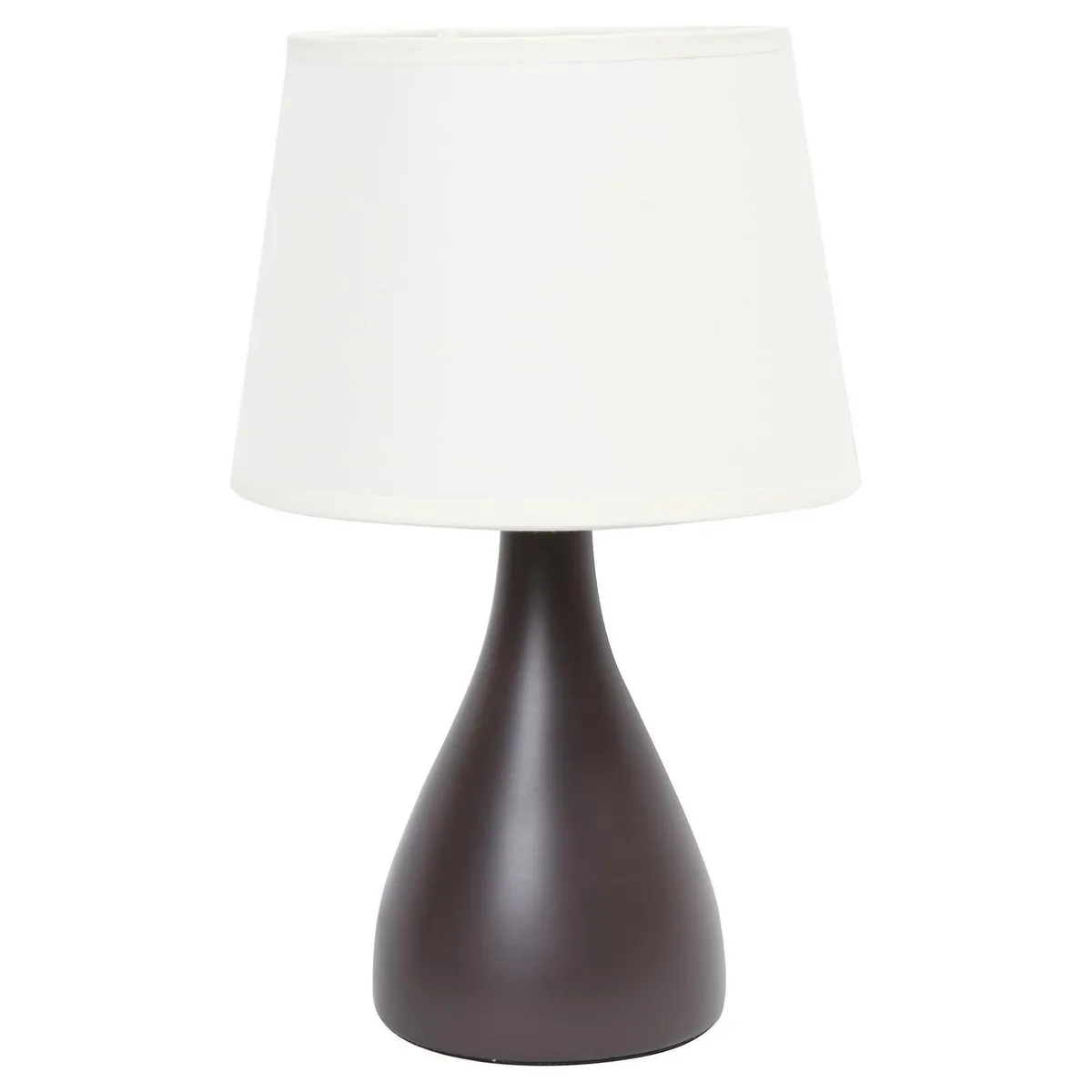 CASA BONITA - Lámpara Mesa Laura Café 21x33 cm