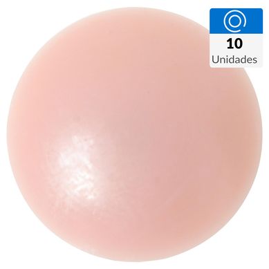 Tapa soberbio grande para tornillo 10 unidades beige