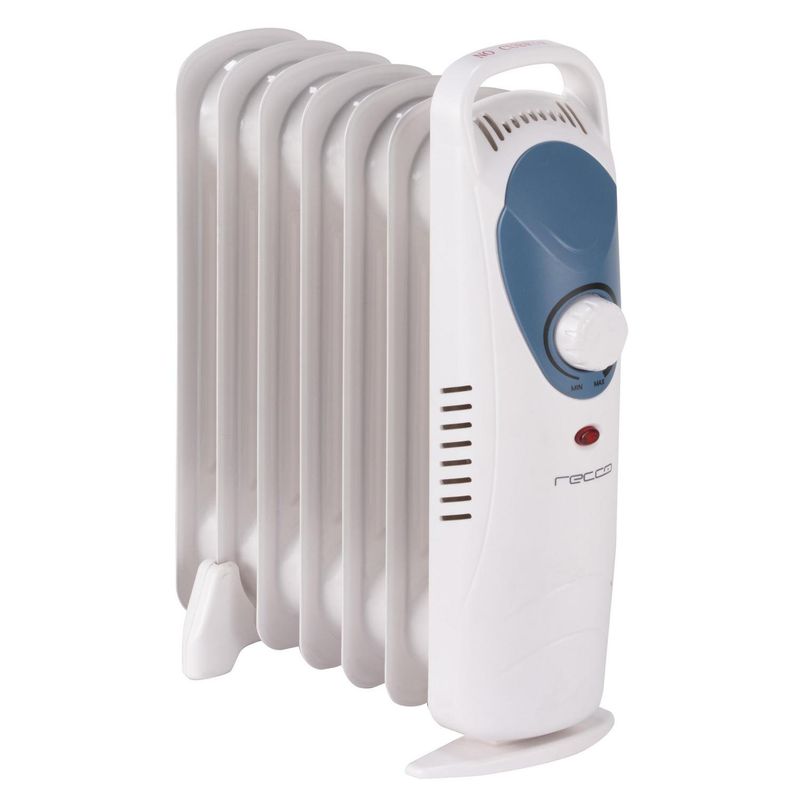 RECCO - Mini Calefactor 600 W Oleoeléctrica  Blanco
