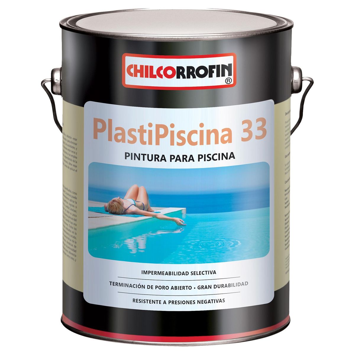 CHILCORROFIN - Plastipiscina Lata 1 galón(es) Mate Azul