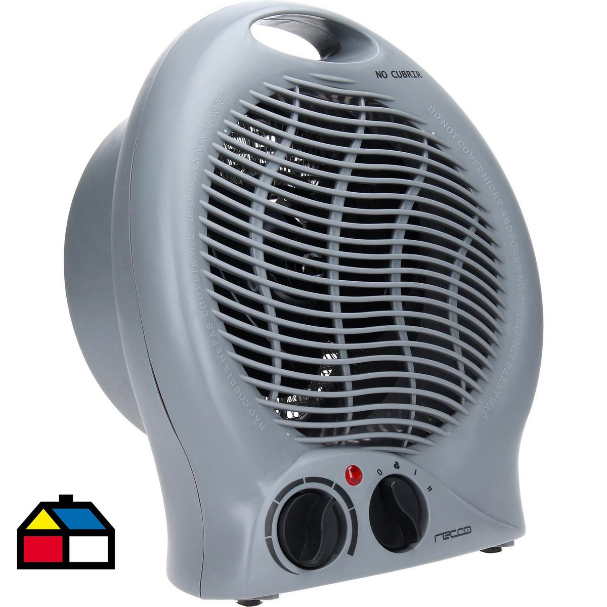 RECCO - Termoventilador Eléctrico 1800 W FH04-10C Gris