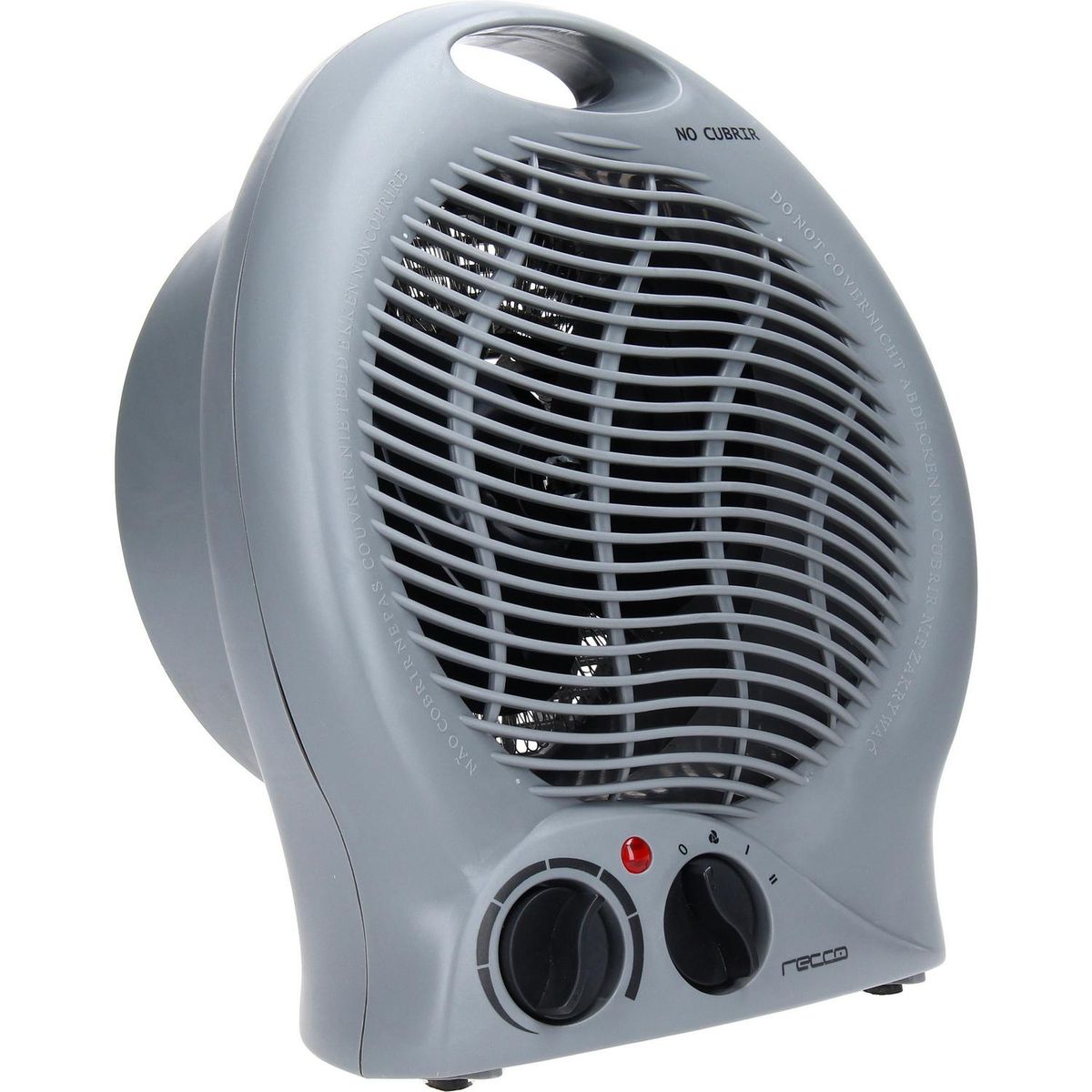 RECCO - Termoventilador Eléctrico 1800 W FH04-10C Gris