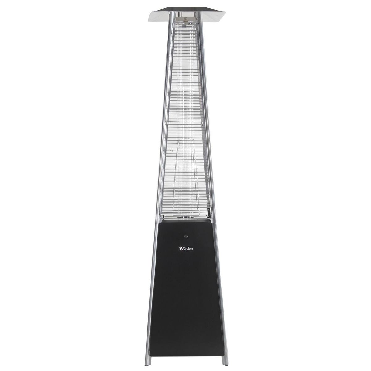 WURDEN - Calefactor Para Patio a Gas Licuado Acero Negro/Gris