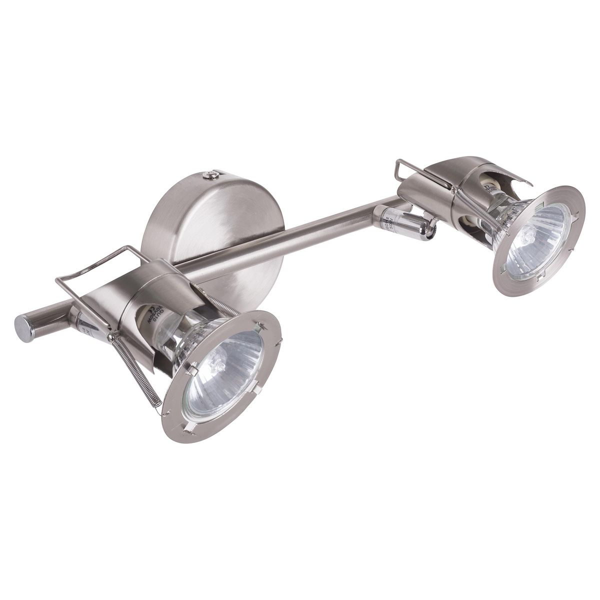 BP ILUMINACION - Barra 2 luces 50 W. Niquel