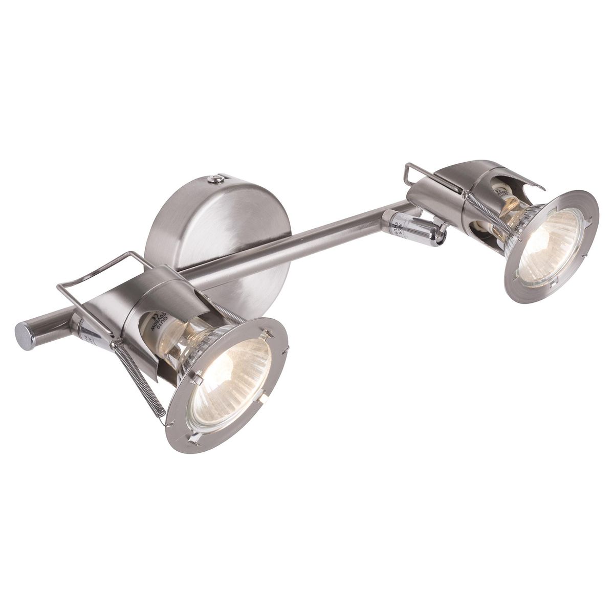 BP ILUMINACION - Barra 2 luces 50 W. Niquel