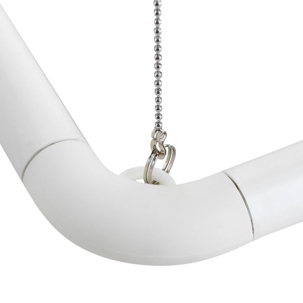 DVP - Kit de barra para cortina 5 piezas PVC