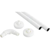 Kit de barra para cortina 5 piezas PVC