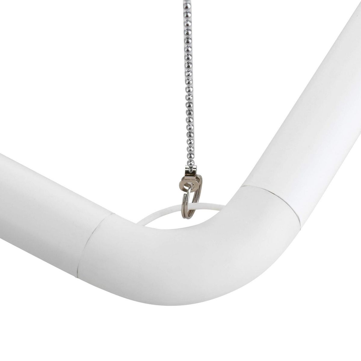 DVP - Kit de barra para cortina 7 piezas PVC