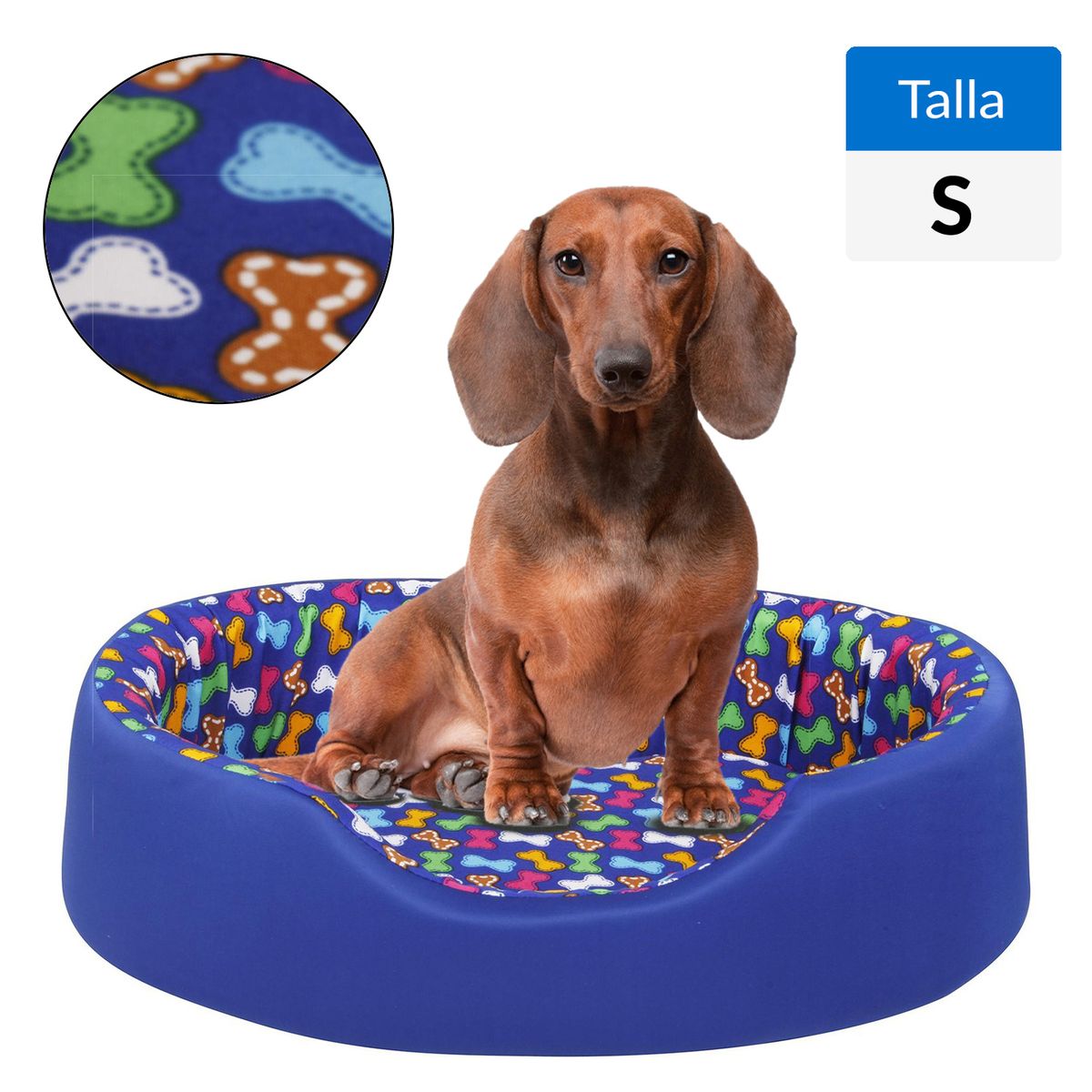 PETIZOOS - Cama para Perro 20x47x60 cm Azul