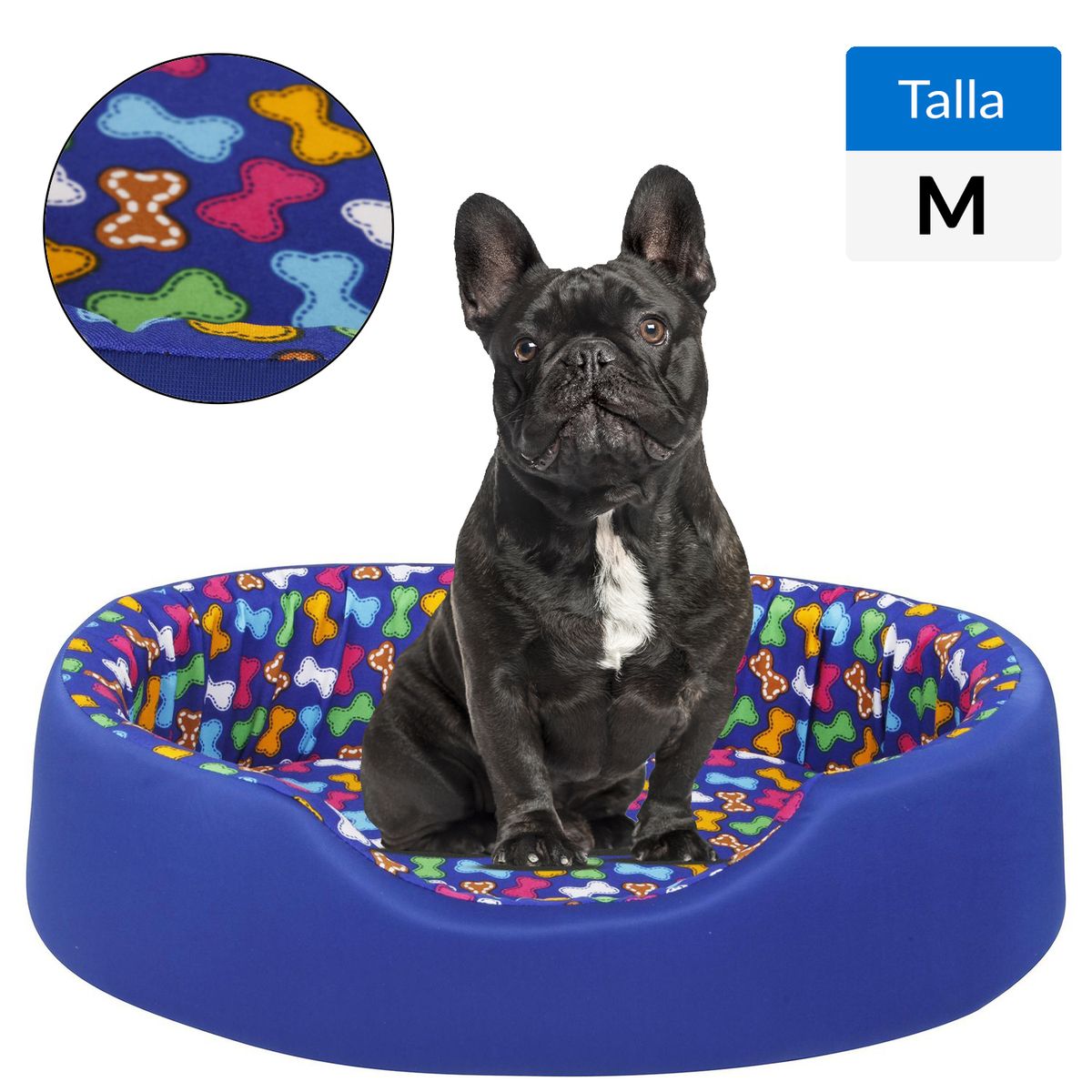 PETIZOOS - Cama para Perro 20x57x72 cm Azul