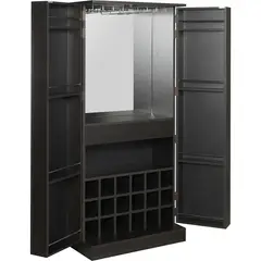 HOMY - Bar con Espejo Malbec 75x175x41 cm Wengué