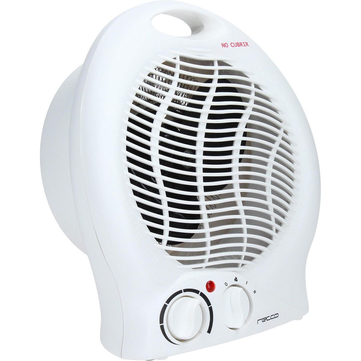 RECCO - Termoventilador Eléctrico 1800 W FH04-W Blanco
