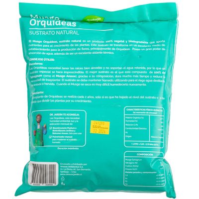 Imagen 2 del producto Musgo para orquídeas 200 gr bolsa