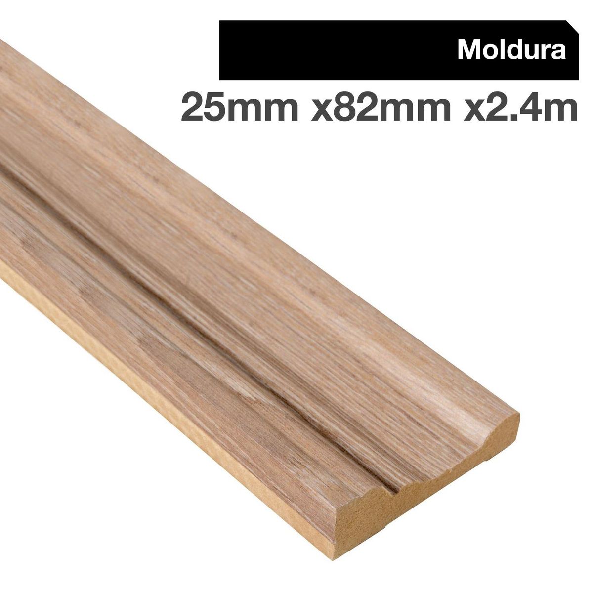 HOLZTEK - Guardapolvo MDF Roble 25 mm 8.2x240 cm