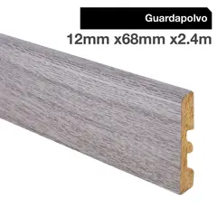 HOLZTEK - Guardapolvo MDF Ceniza 12 mm 6.8x240 cm