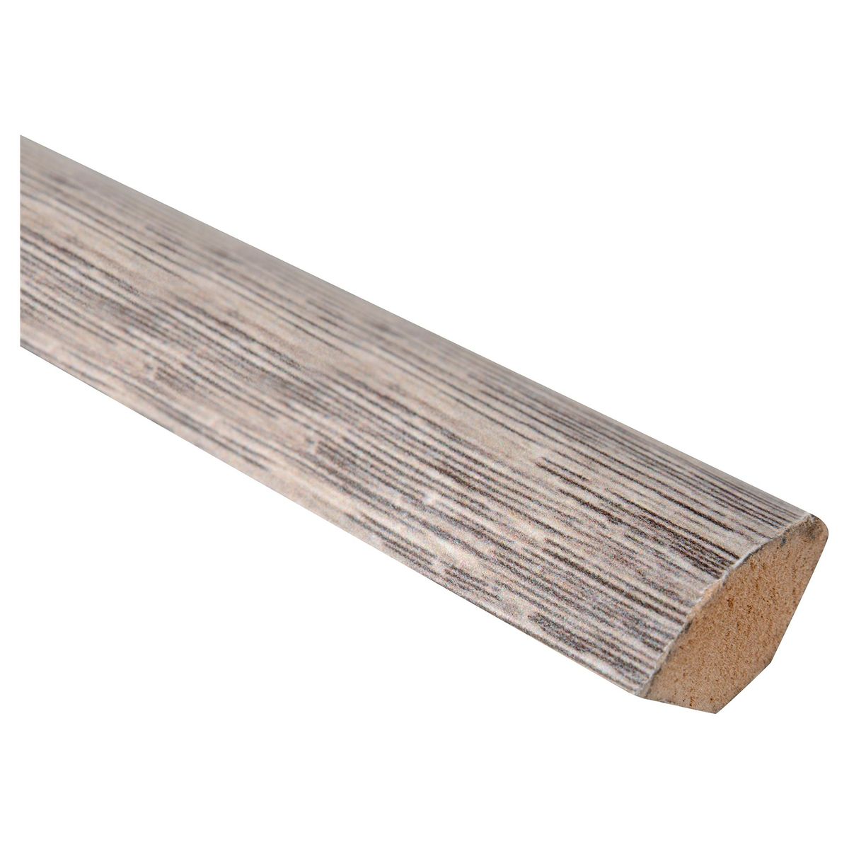 HOLZTEK - Moldura 1/4 Rodón MDF Ceniza 20 mm 2x240 cm
