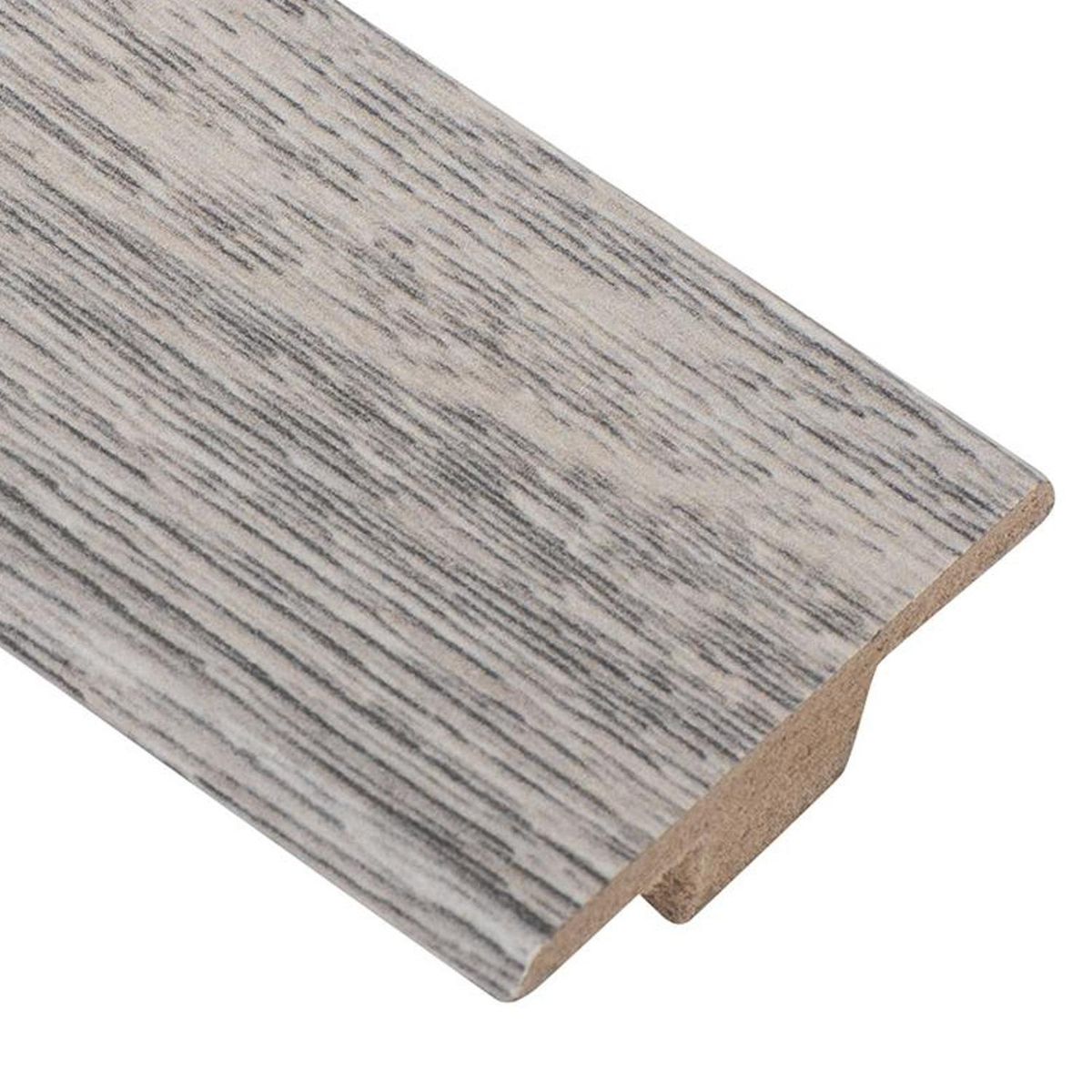 HOLZTEK - Moldura Guía de Transición MDF Ceniza 12 mm 4.3x100 cm