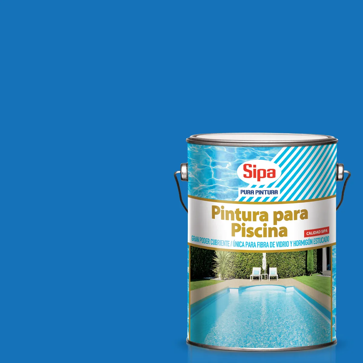 SIPA - Pintura Piscina Lata 1 galón(es) Mate Azul