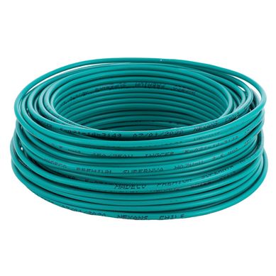 Alambre de cobre aislado Premium (H07V-U) 2,5 mm2 25 m Verde