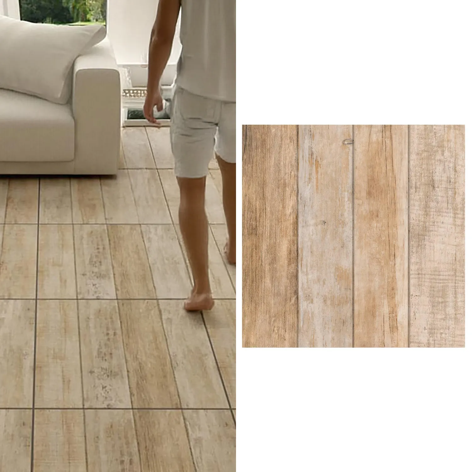 HOLZTEK Cerámica 62x62 cm Laminum Café 2.32 m2 | falabella.com