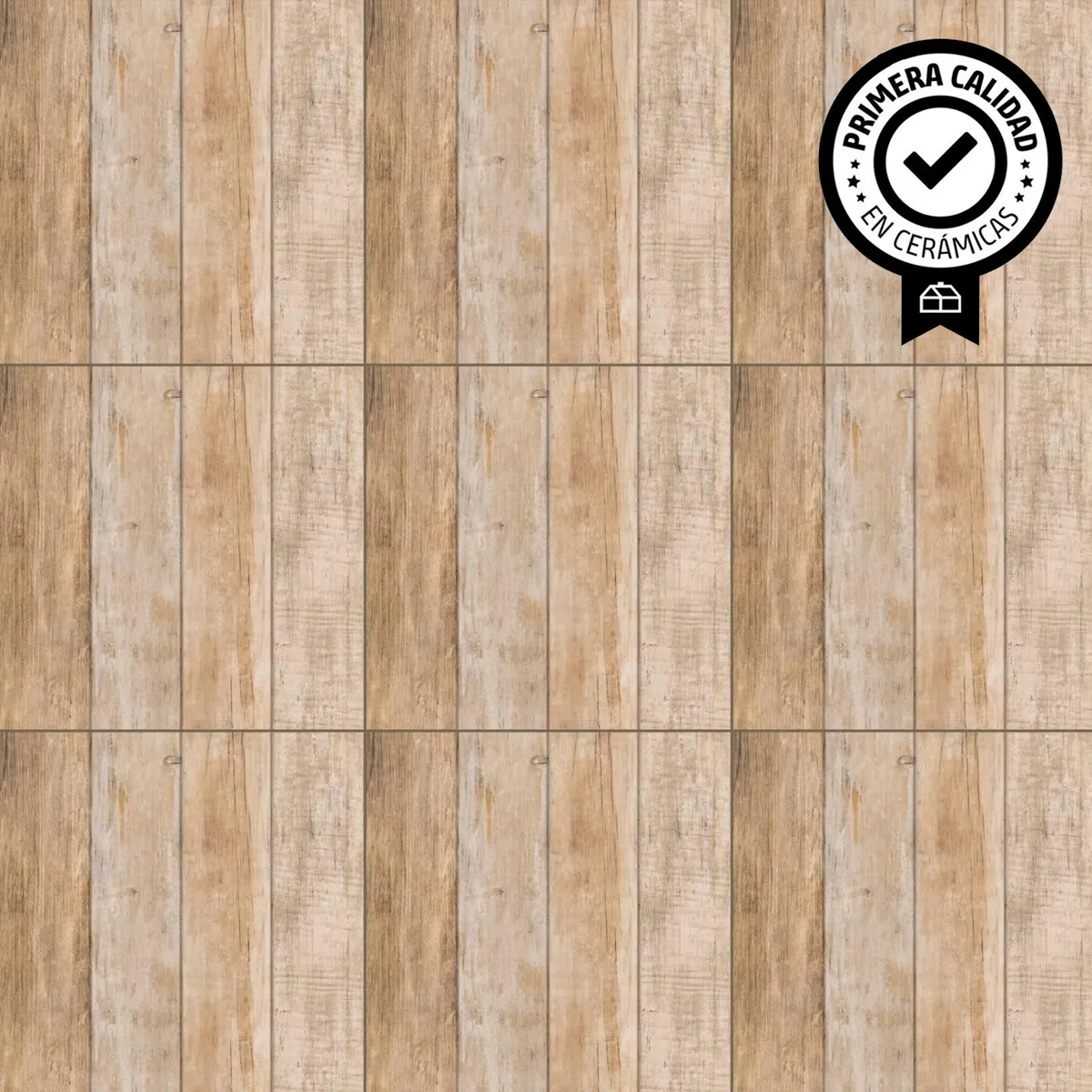 HOLZTEK - Cerámica 62x62 cm Laminum Café 2.32 m2