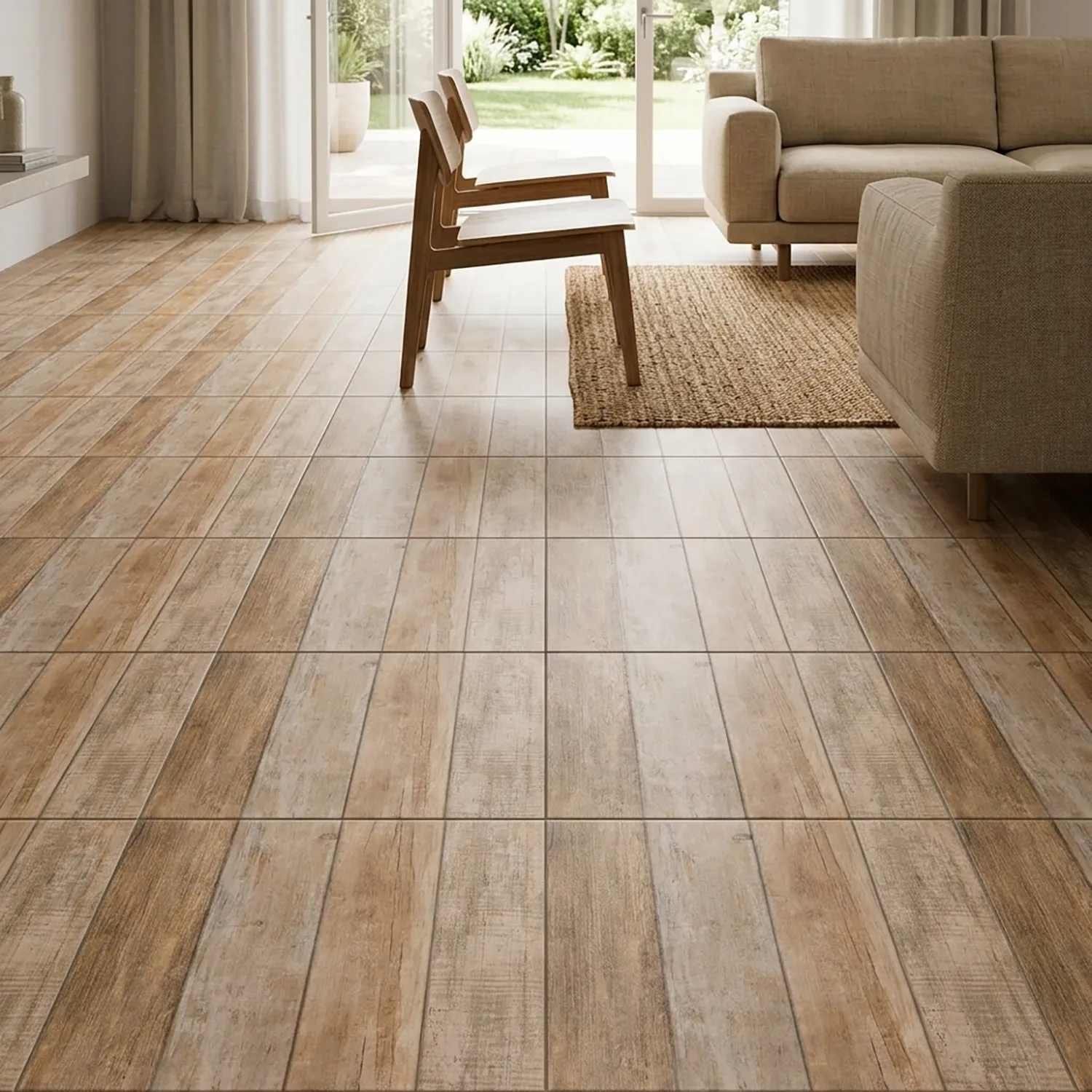 HOLZTEK Cerámica 62x62 cm Laminum Café 2.32 m2 | Falabella Chile