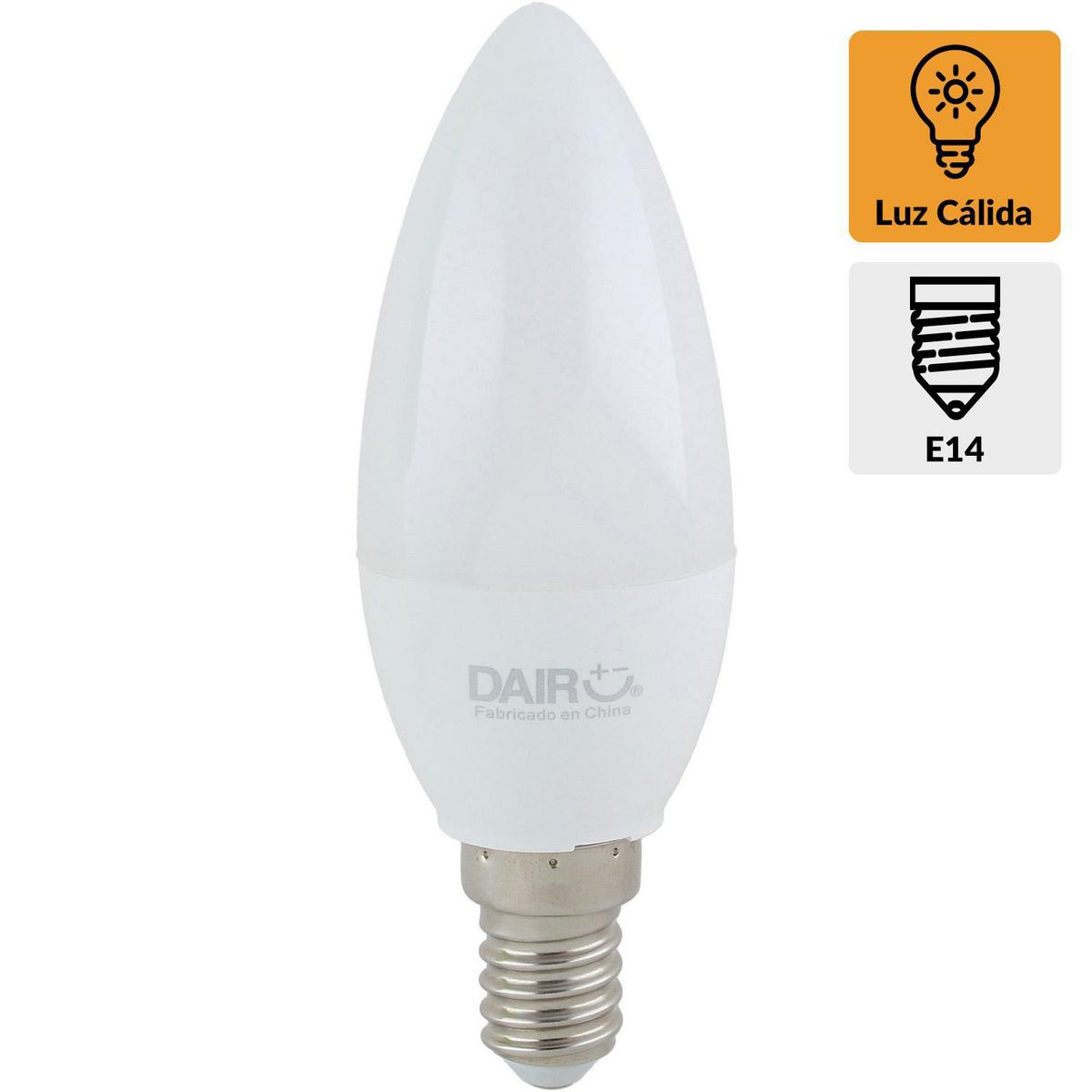 DAIRU - Ampolleta Led 25 W E14 250 lm Luz Cálida